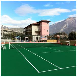 Residence Segattini rinnova il campo da tennis