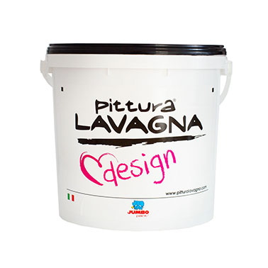 Pittura Lavagna Originale Jumbo Paint Gessetti Kg 0,225 Colore Blu 3 Mq 