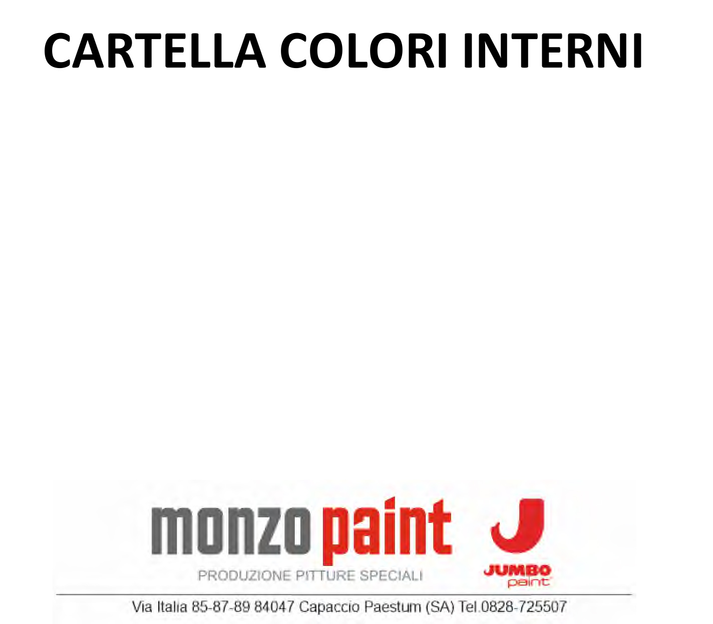 CARTELLA COLORI INTERNI