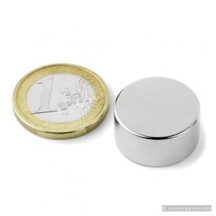 Magnete a disco 20 mm, altezza Ã˜ 10 mm